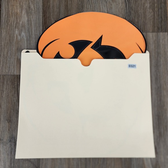 Beistle Vintage Halloween Pumpkin Decoration Smiling Jack O Lantern Die-Cut‎ 12" - Picture 6 of 6